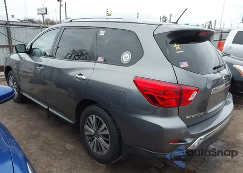 2018 Nissan Pathfinder Sl z USA, uszkodzony, nr VIN 5N1DR2MM7JC613387